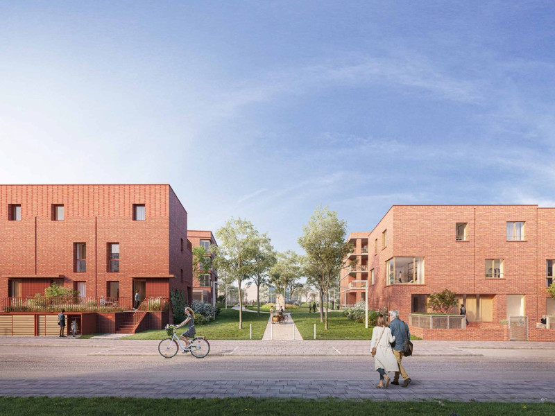 Moderne woning met tuin en fietsberging in De Stip – Gentbrugge - agence rosseel