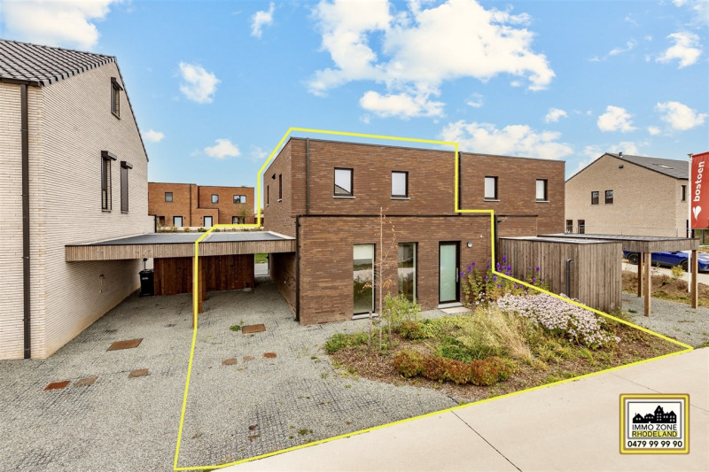 Moderne en energiezuinige woning met 3 slpks en tuin - Immo-Zone