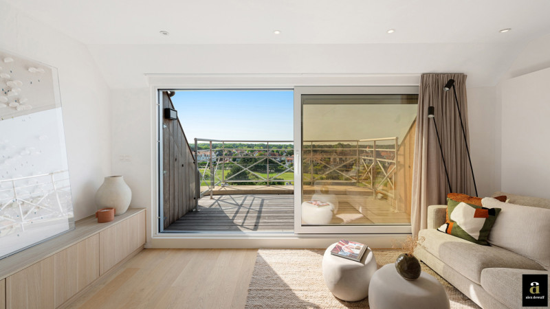 Zonnig gerenoveerd duplex penthouse appartement te Zoute - Alex Dewulf